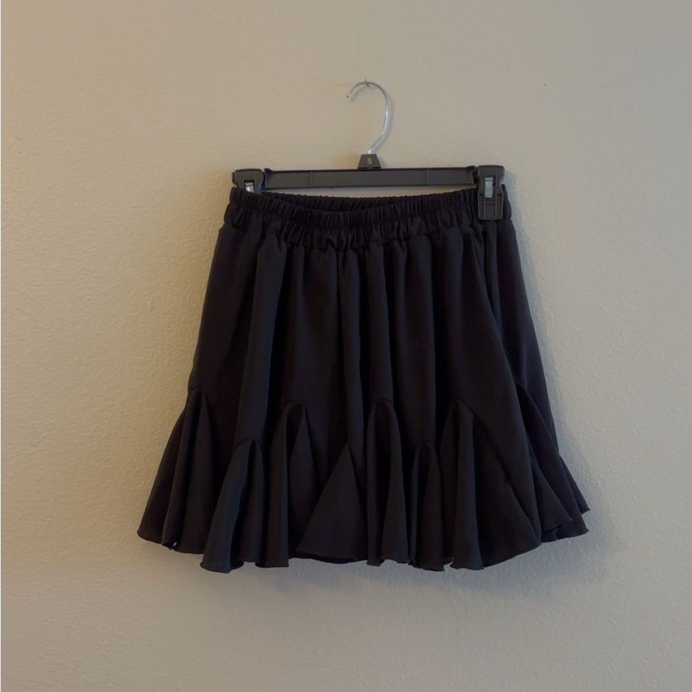 High-Waisted Flared Skater Skirt